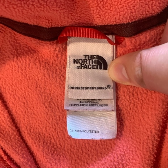 Vintage The North Face 1/4 Zip Fleece Sweatshirt,  Size L - Picture 8 of 10